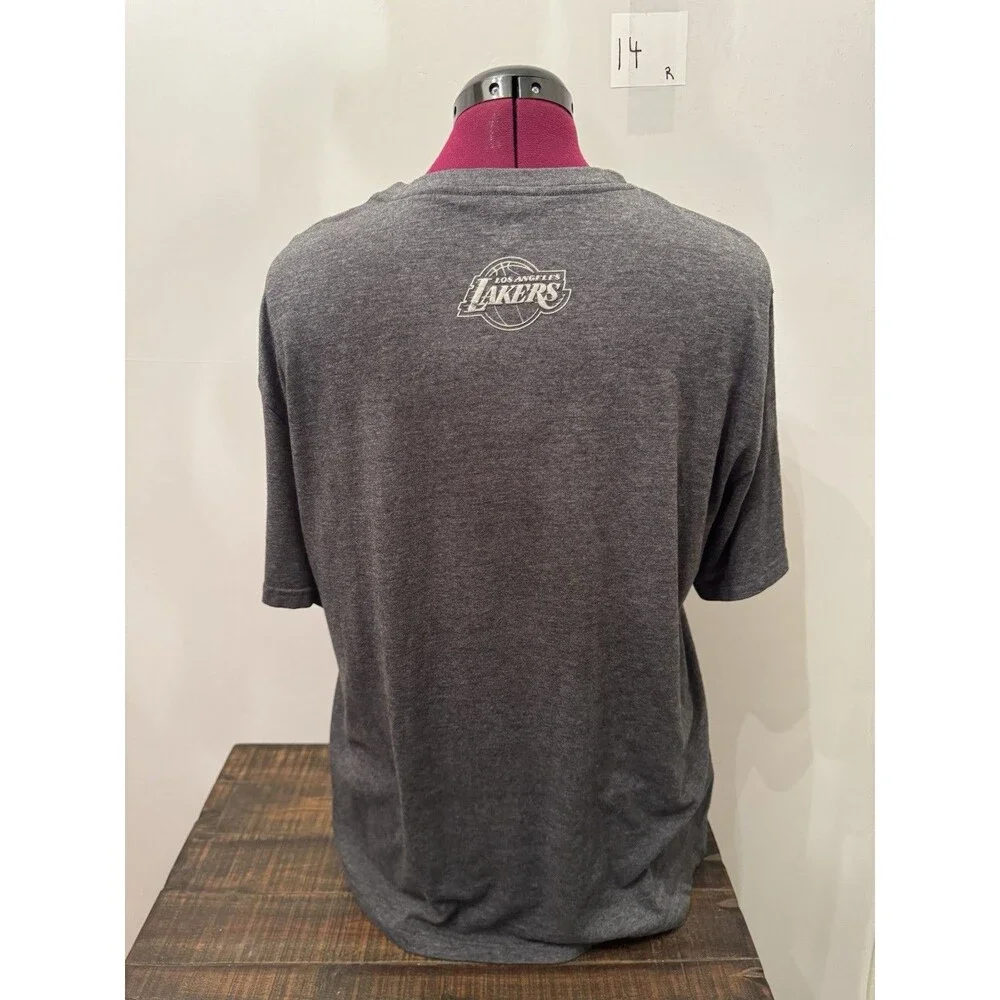 UNK Los Angeles Lakers T Shirt Mens Large Gray Purple NBA Basketball Tee